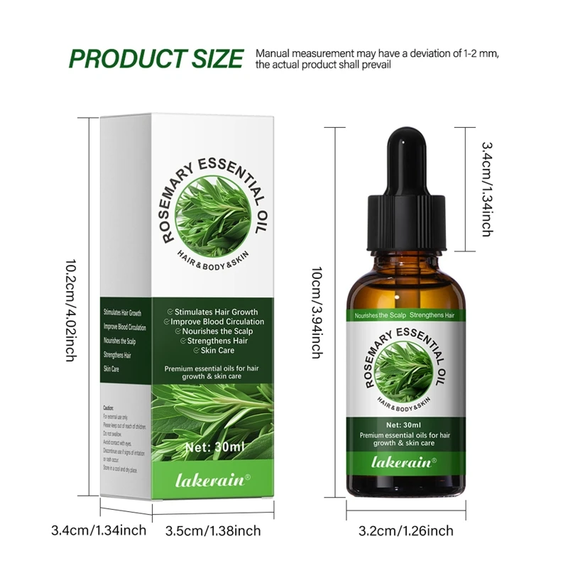 Huiles essentielles romarin 30 huile croissance des cheveux au romarin nourrit les sérums du cuir chevelu