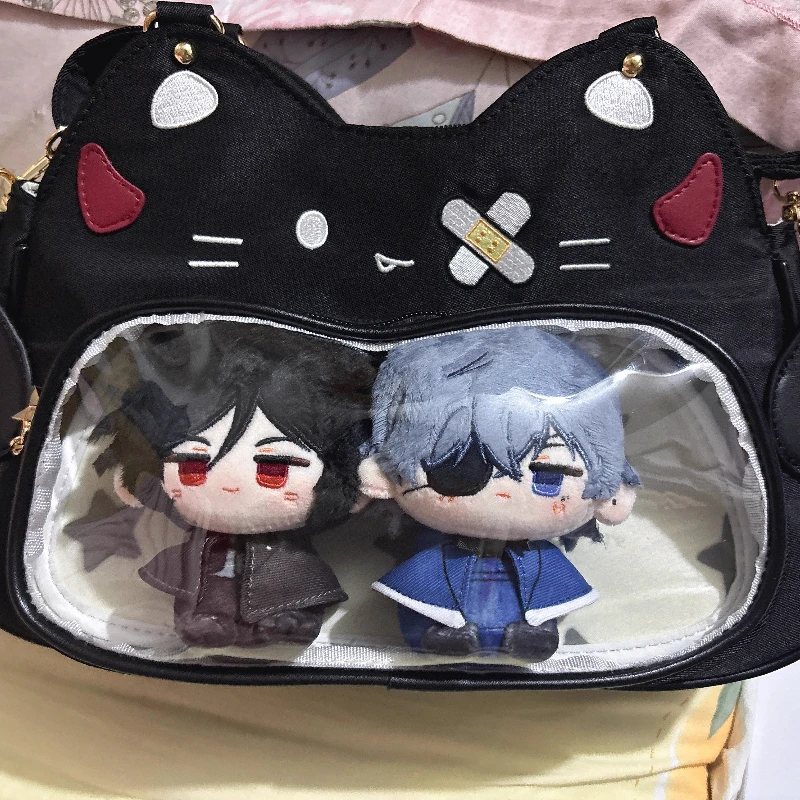 

12cm Anime Role Ciel Sebastian Kawaii Cosplay Cotton Dango Doll Cartoon Mini Soft Plushies Keychain Toy Figures Fans Props Gift