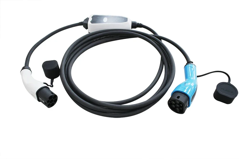 IEC 62196 level 2 wallbox electric car charge cable