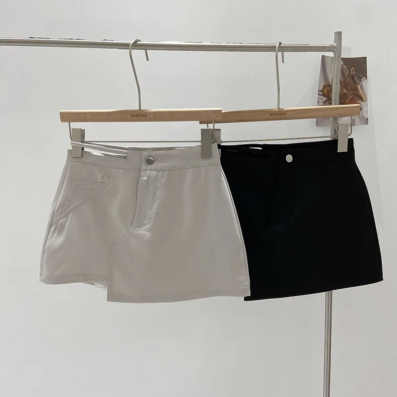 

Black High Waist Skirt Women's Summer 2024 New Korean Style Small Audience Anti-Light Tight-Fitting Short Skirt