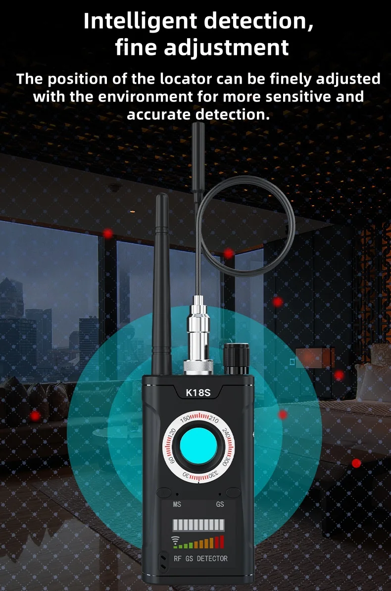 Camera Detector Security Protection Anti-snooping Anti-tracking Anti-Location infrared scanning Camera Detector for hotel house