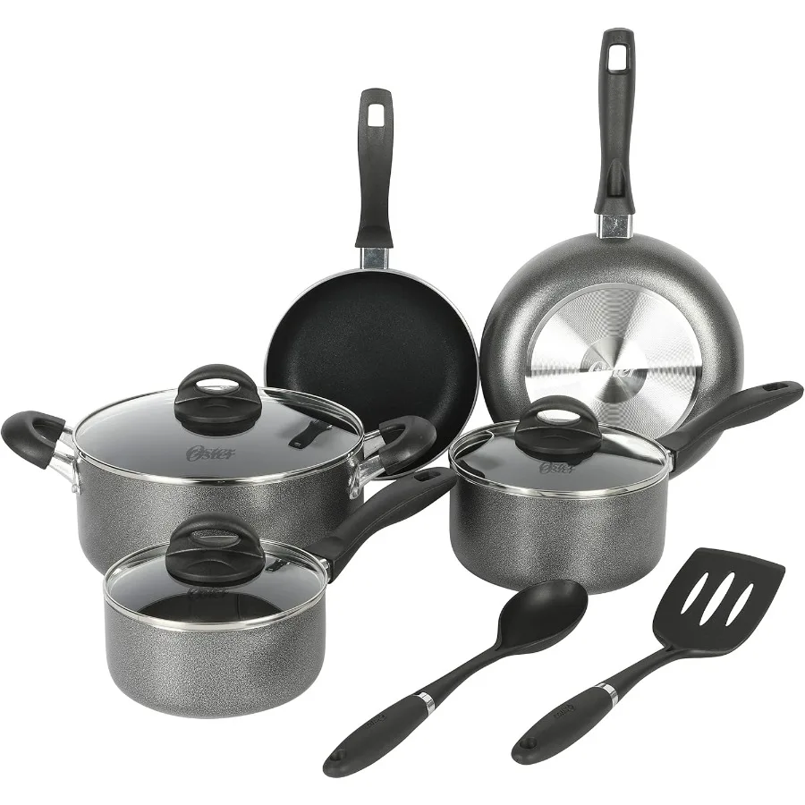 

Clairborne 10 Piece Aluminum Cookware Set W Tools