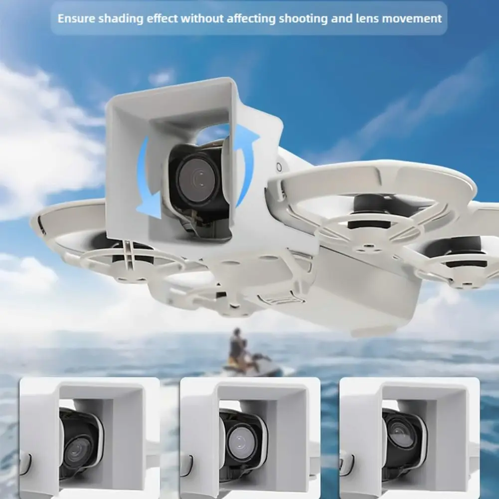 Parasol de lente para DJI NEO, Protector de lente de cámara, tapa protectora de lente antideslumbrante antichoque para accesorio de Dron DJI NEO