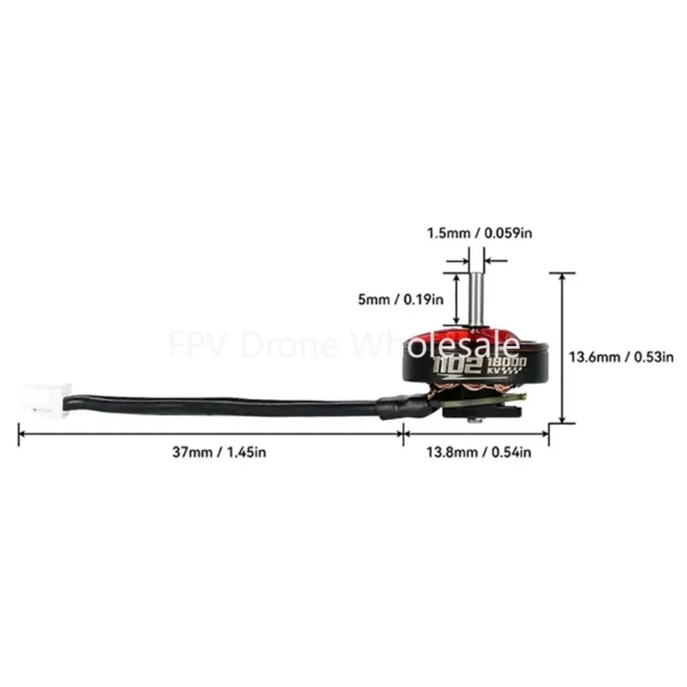 4PCS BETAFPV 1102 Bürstenlosen Motoren 1102 14000KV 18000KV 20000LV Für 75mm Rahmen Meteor75 HD Für RC FPV BWhoop Racing Drone
