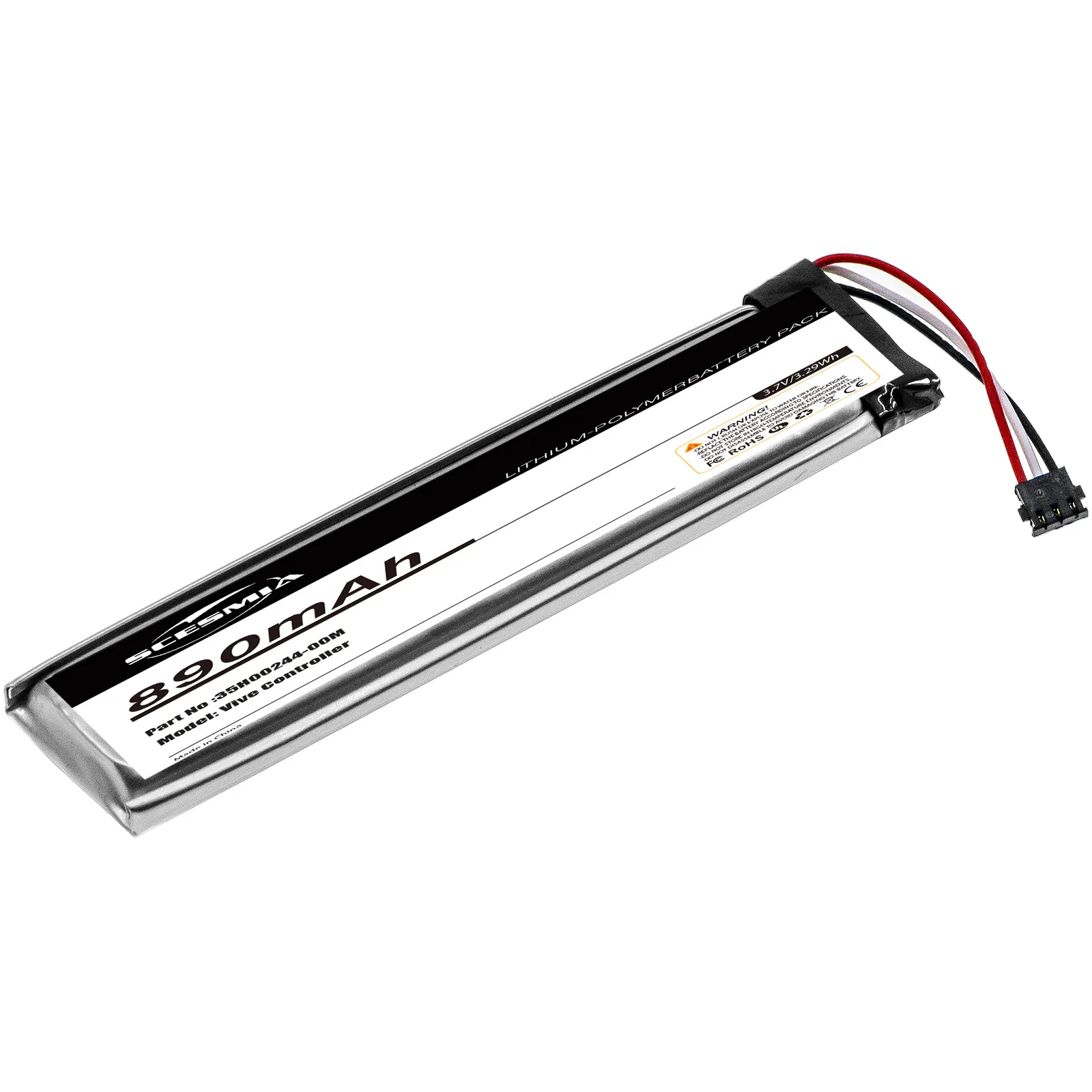 

3.7V 890mAh VR battery BOPLH100,35H00244-00M for HTC Vive Handle Controller VR, VIVE VR SS, Vive Controller