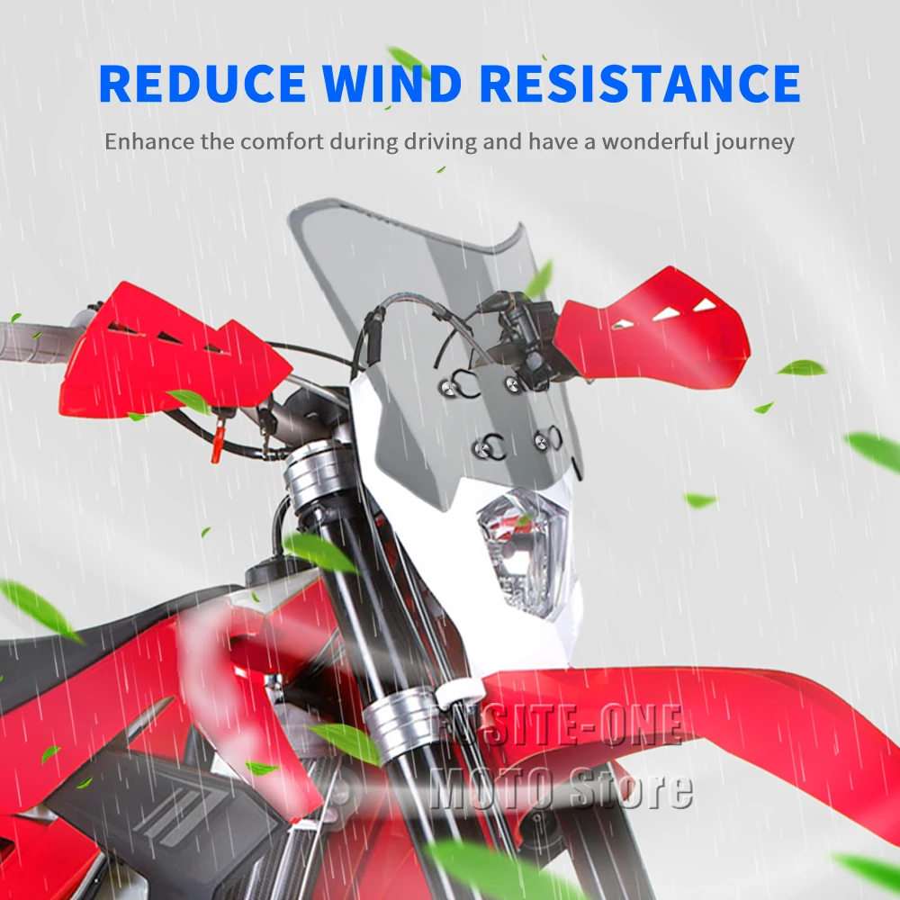

For GASGAS ec300 EC 300 motorcycle adventure windshield extension style Windscreen Wind Deflector Screen