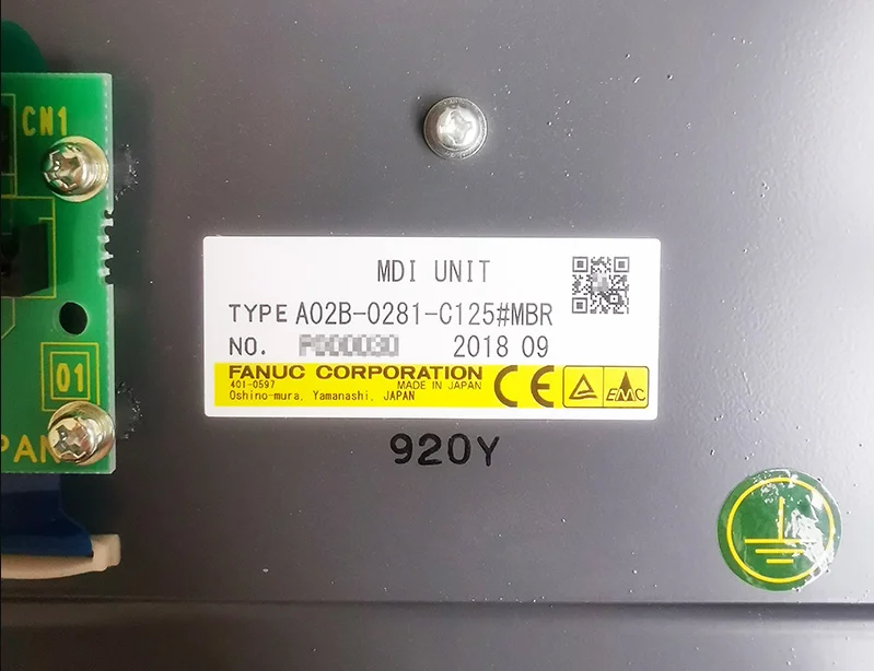 A02B-0281-C125 MBR     Fanuc Push Button Board