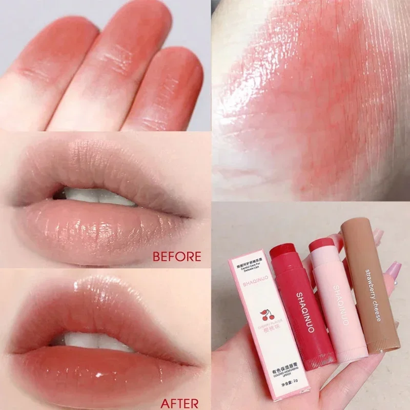 3pcs Colorful Moisturizing lipstick Moisturizing and Weakening Lip Lines Lip Priming lipstick Three piece Package