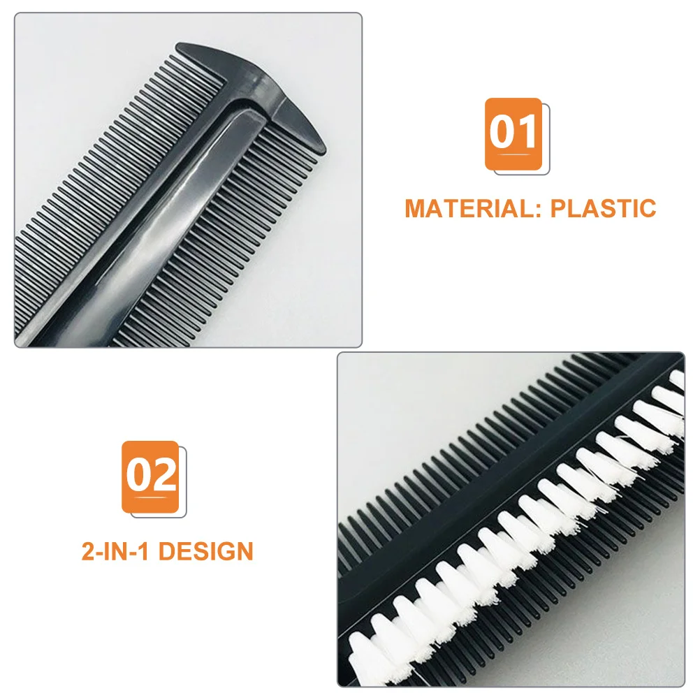

2Pcs Hair Dye Brush Double Sided Comb for Coloring Tint Application Reusable Salon Home Use Keratin Treatment Tool