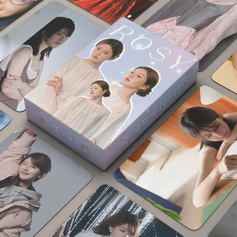 

50PCS Zhao Lusi Star Laser Lomo Card Set - Hidden Love Sang Zhi HD Photocards Collection Cards Fans Gift