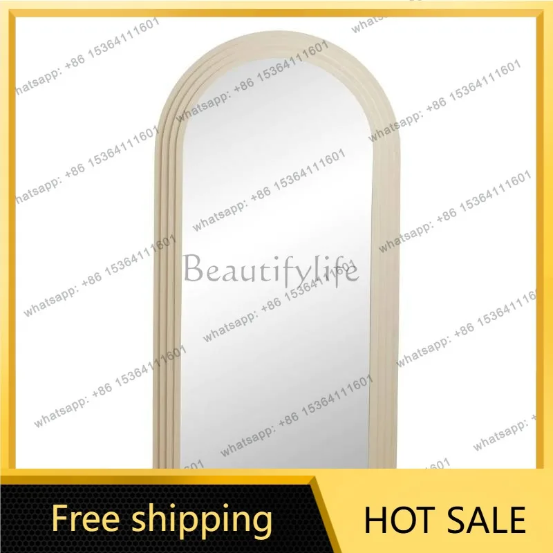 Best Sellers Oval Floor Mirrors Full Body Standing Nordic Princess Long Mirrors Full Body Living Room Design Espejos De Piso Roo