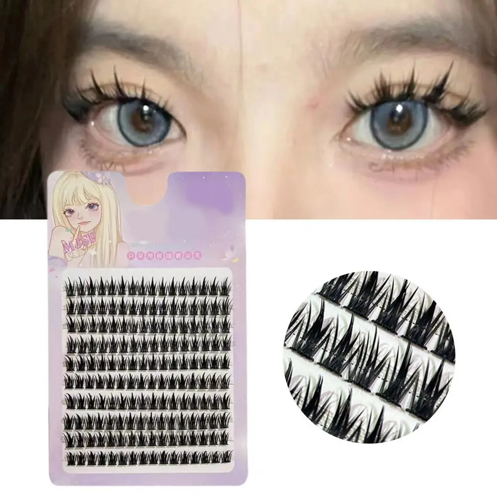 1 Box 9/10/11/12/13mm Artificial Eyelashes Super Soft Curl Thick Dense Fake Eyelashes Eye Extension Thick Fluffy Lashes