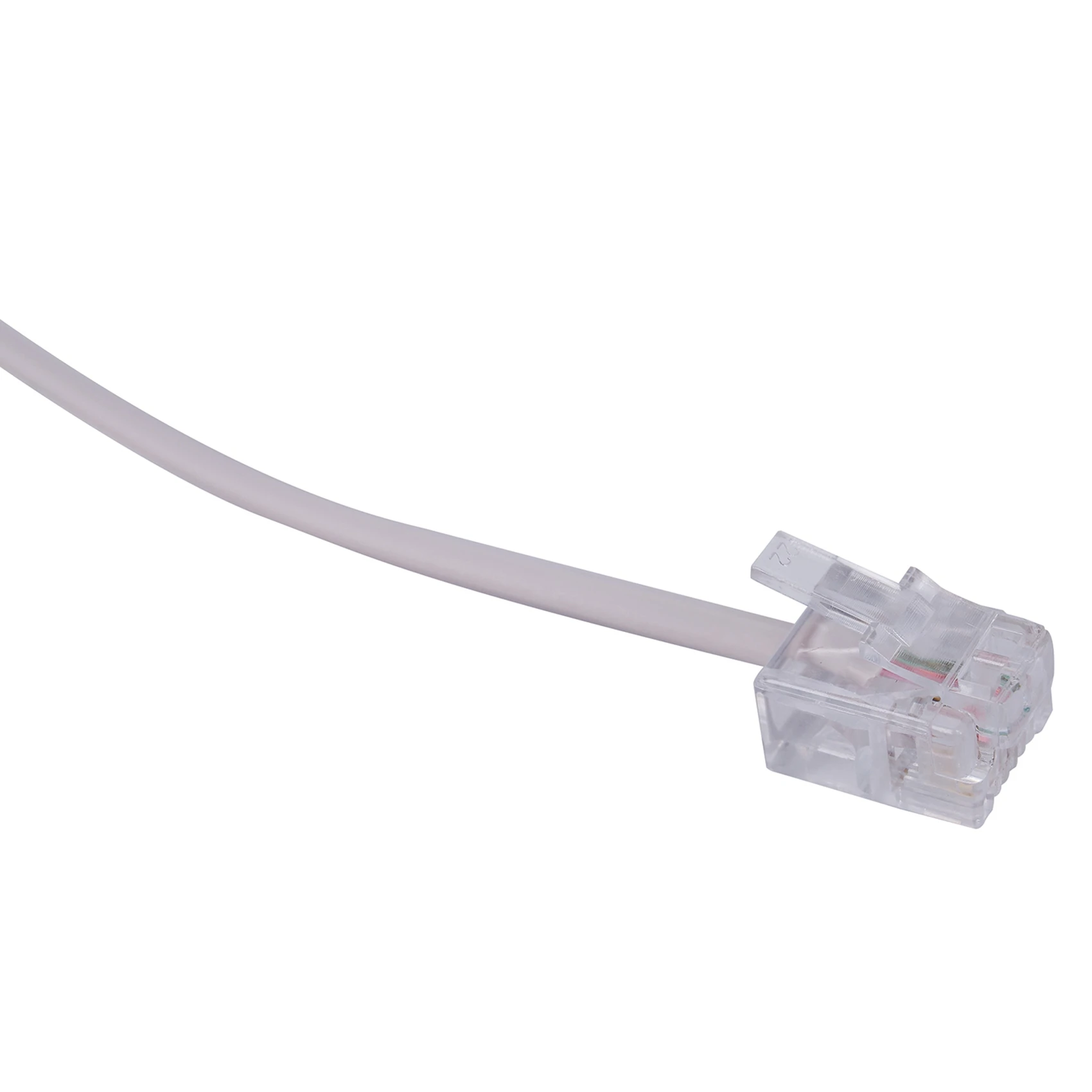 2X 6P2C RJ11 Male To Male Plug Telephone Line Cable Wire 5M-Y18A
