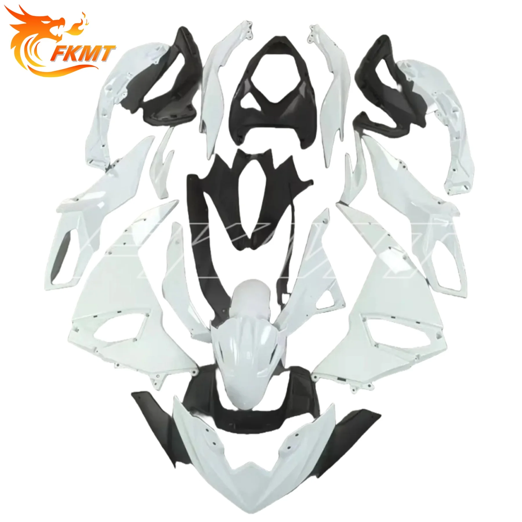 

For KAWASAKI ninja500 2024 2025 ninja 500 Motorcycle Full Fairing Kit Bodywork Injection Cowling Bright geometric stripes