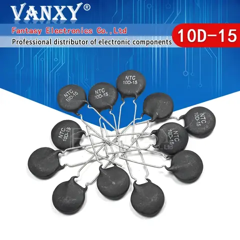 10pcs NTC Thermistors 5D-11 10D-9 47D-15 vanxy