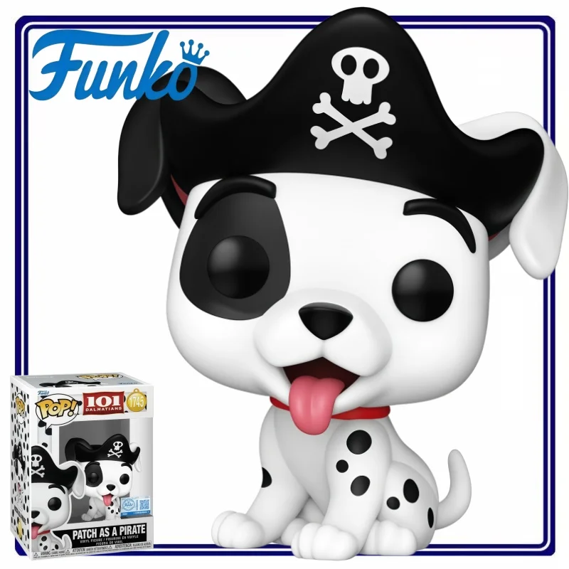 Figura Funko Pop Disney 101 Dálmatas como Pirata, Coleccionable, Adorable, para Exhibición en Escritorio, Regalo para Fans y Coleccionistas de Disney