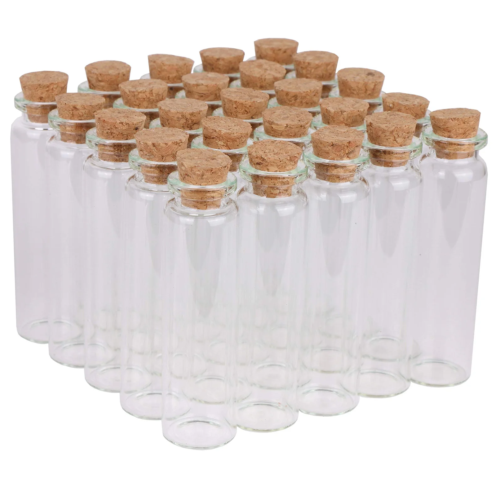 

Glass bottles with cork stoppers, small glass bottles for weddings, Halloween and Christmas prop bottles, candy bottles