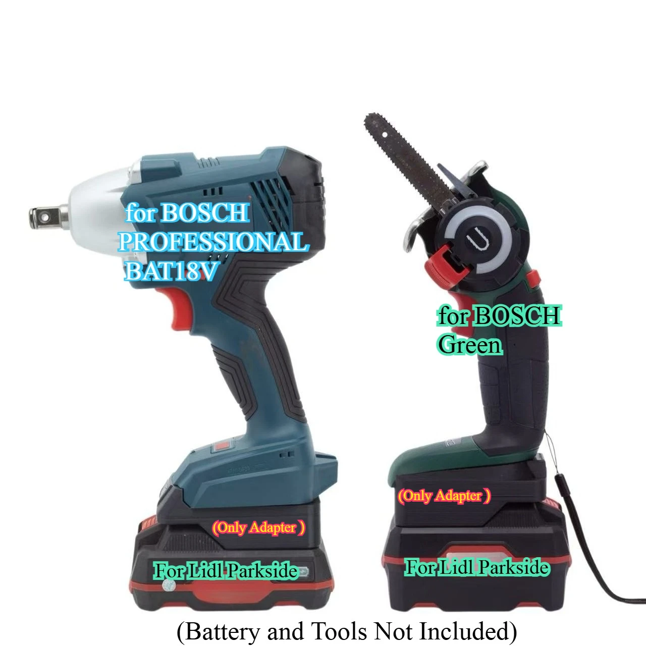 

Адаптер для аккумуляторов серий PAP20A-1, PAP20A-3, PAP20B1, PAP20B3 для BOSCH PROFESSIONAL BAT18V / для электроинструментов BOSCH Green PBA