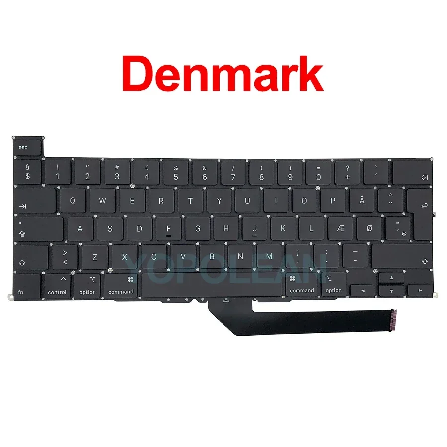 New A2141 Keyboard US UK EU French Spain German Italy EU for