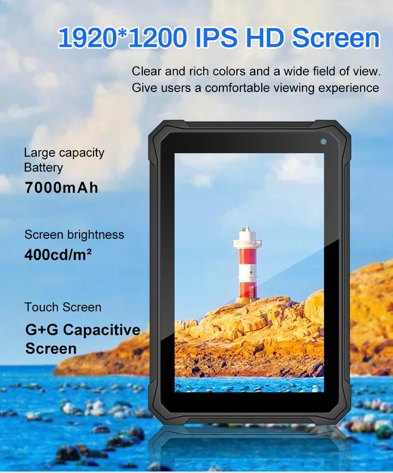 2025 OEM 8 بوصة Win10 N4120 8gb 128gb Ip67 مقاوم للماء رباعي النواة في الهواء الطلق أقراص متينة ويندوز كمبيوتر صغير لنافذة 10pro