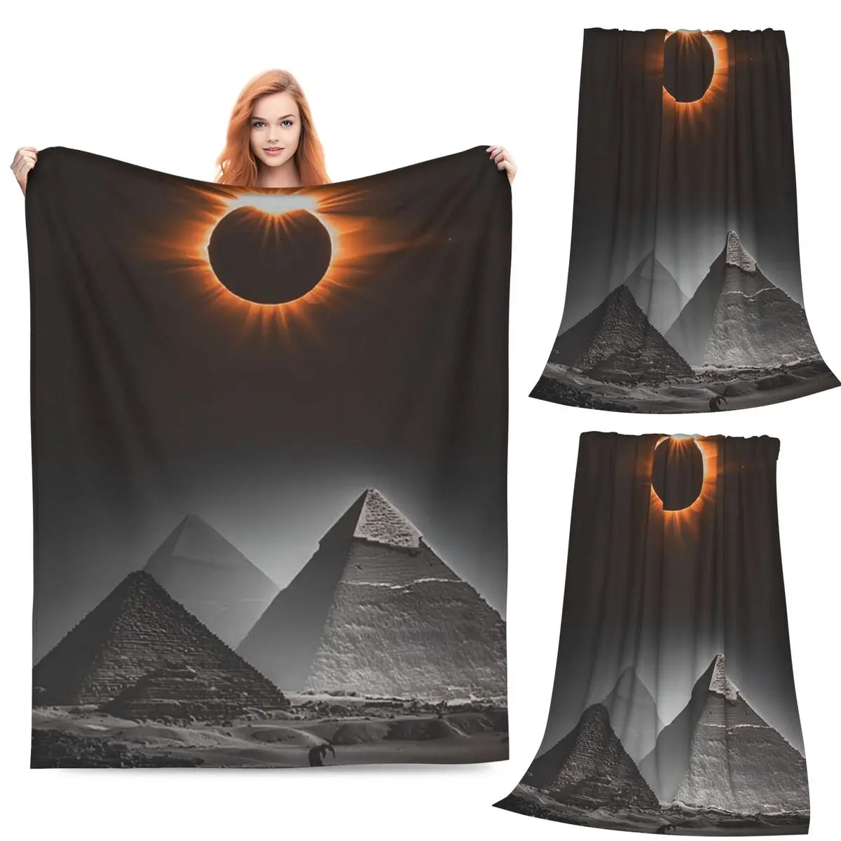 

Египетская пирамида, одеяла с известной архитектурой, флисовое одеяло для дивана, дышащее одеяло для спальни, уличные пледы, покрывало, одеяло