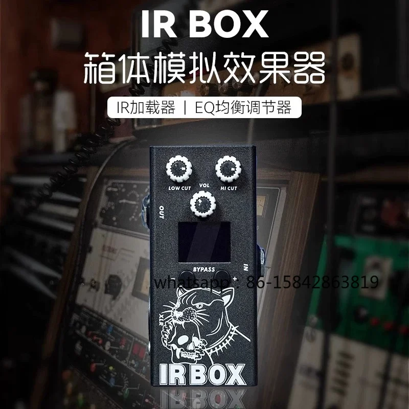 ir-box-effetto-monolitico-per-chitarra-e-basso-in-bachelite-con-simulazione-di-riverbero-e-drum-machine-per-suonare-e-cantare