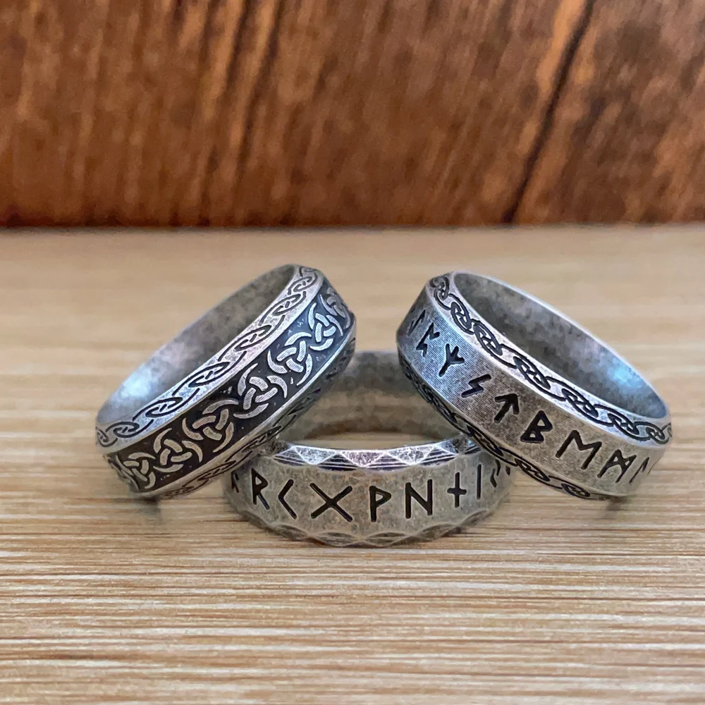 빈티지 바이킹 룬 반지 남성 여성 펑크 간단한 북유럽  - Chrome Hearts Ring 리뷰 및 가격