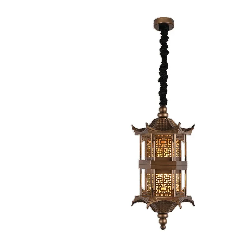 

Chinese restaurant Chinese style hot pot restaurant waterproof Chinese antique wall lamp