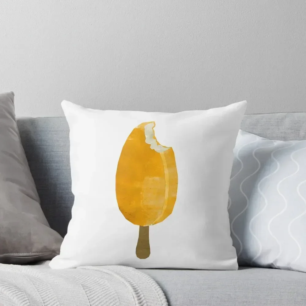 Ice lolly - tropical orange coated vanilla Throw Pillow ornamental pillows for living room Cushion Covers For Living Room pillow