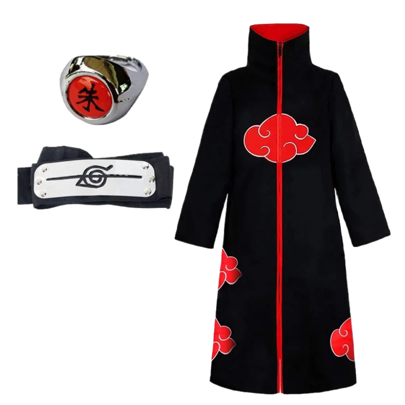 NARUTO Uchiha Itachi zweidimensionale kreative Cartoon Cosplay Kostüm Persönlichkeit Anime Akatsuki periphere Organisation Umhang – Detail 9