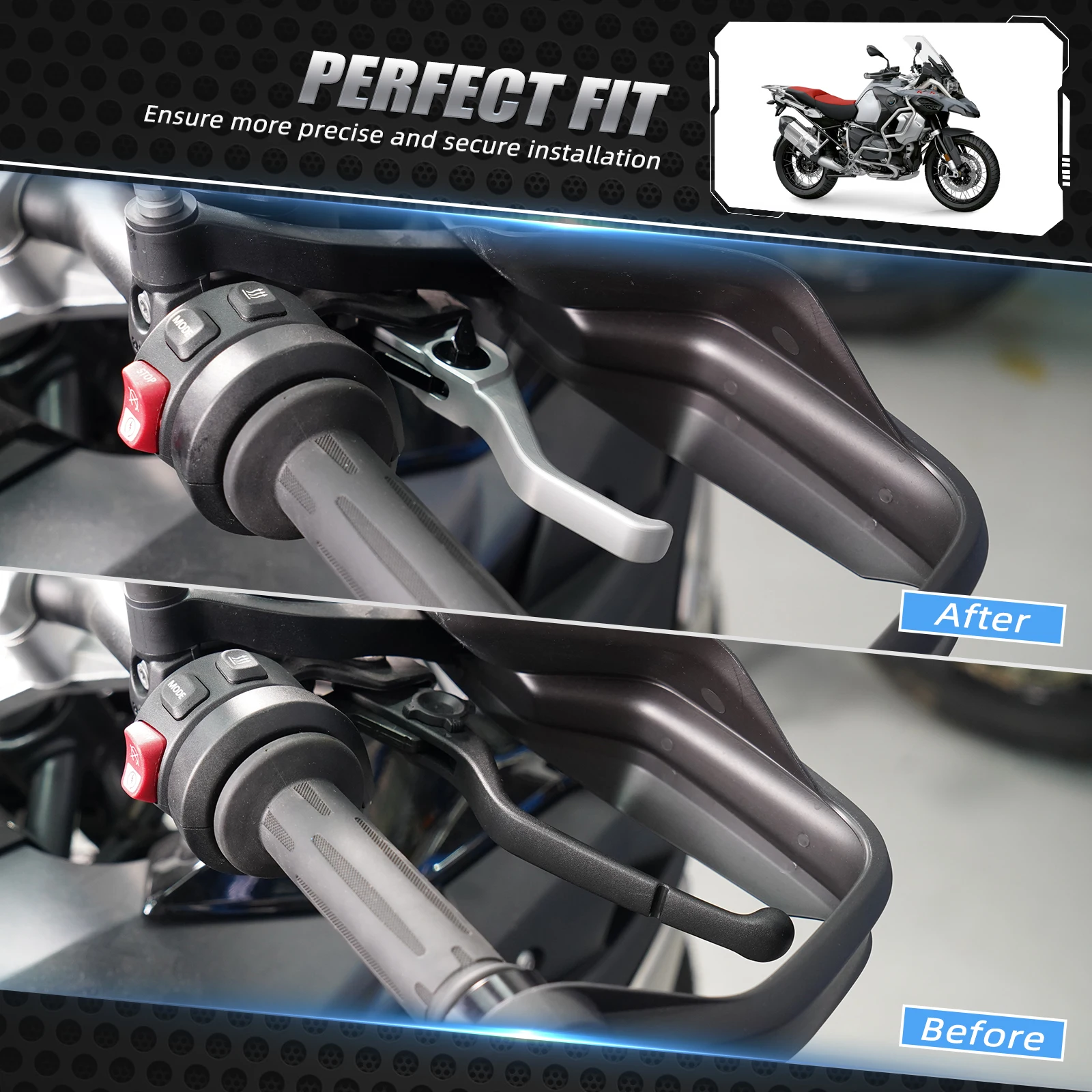 Motorcycle Shorty Clutch Brake Lever for BMW R1250GS Adventure R1250 R RS RT 2018-2024 R1200GS 2013-2018 R1250GS 2018-2023
