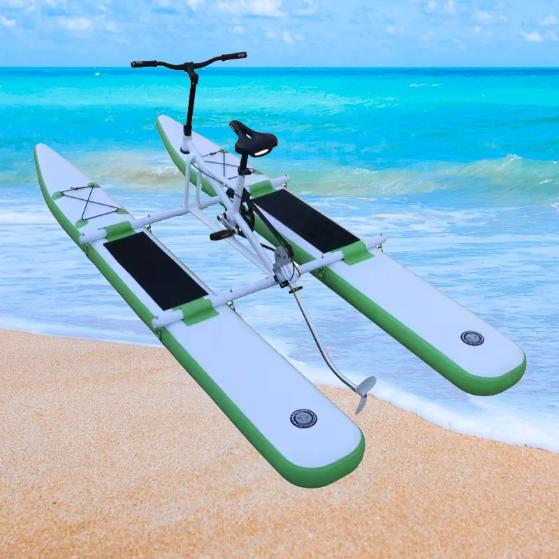 

Chinese Factory Water Bike Plastic Pvc Jet Kids Mini Double Single Floating Dock Rowing Boat Luxury Seats