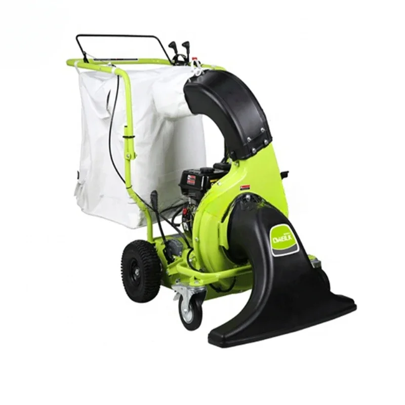 Manual road leaf suction machine golf course garbage sweeper pneumatic foliage collector