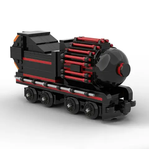 880 delar MOC Stadstransport Byggleksak 880 delar DIY Tillbaka till framtiden Tidståg Pedagogisk present för pojkar och flickor 12 best sales tillbaka framtida tågmodell - №3