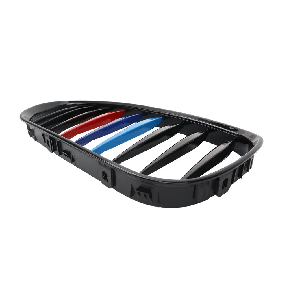 For BMW Z4 2-Door E85 E86 2003-2008 M-Color Gloss Black Front Bumper Kidney Grille Grill 51137051957 51137051958 view 4