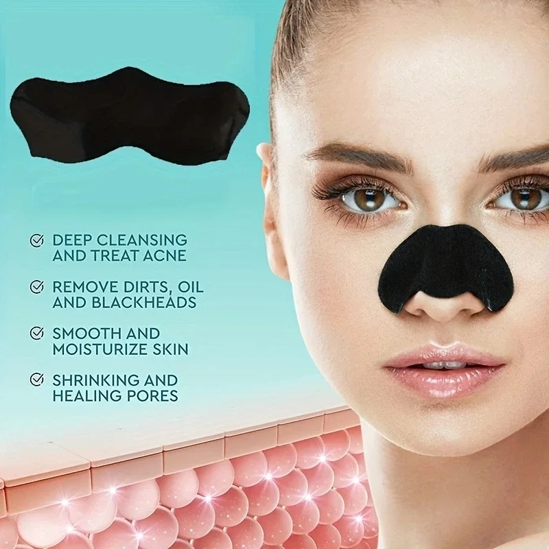 10 قطع من عصا الأنف السوداء لإزالة الرؤوس السوداء وتنظيف المسام وامتصاص الزيت والأوساخ وعصا الأنف #2