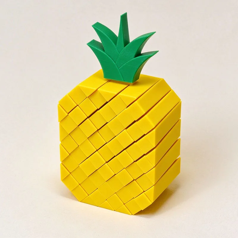 Creative Idea Pineapple 3D Printed Stretchable Fidget Sensory Decompression ADHD Anxiety Stress Relief Toys Novelty Gifts