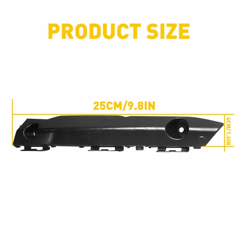 1 Pair Front Bumper Bracket Supports Left Right 52535-06190 52536-06190 For Toyota Camry 2015 2016 2017
