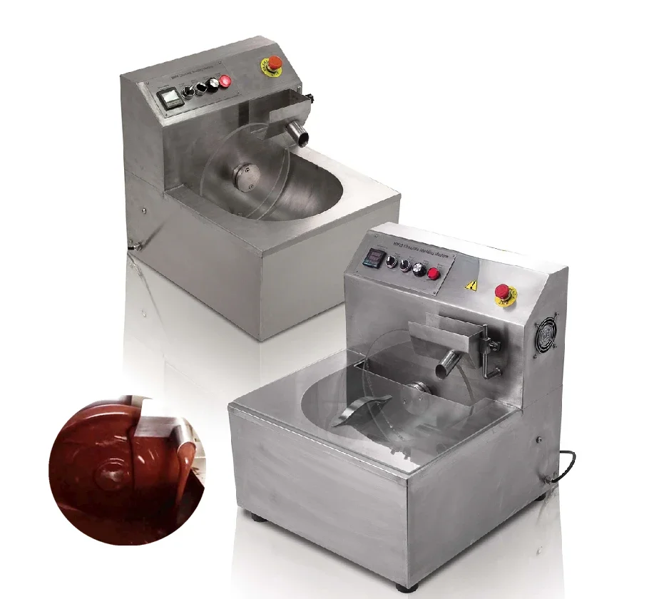 kitchen home 8kg 15kg chocolate tempting enrobing melting temoering melter making maker machine holding small coating equipment