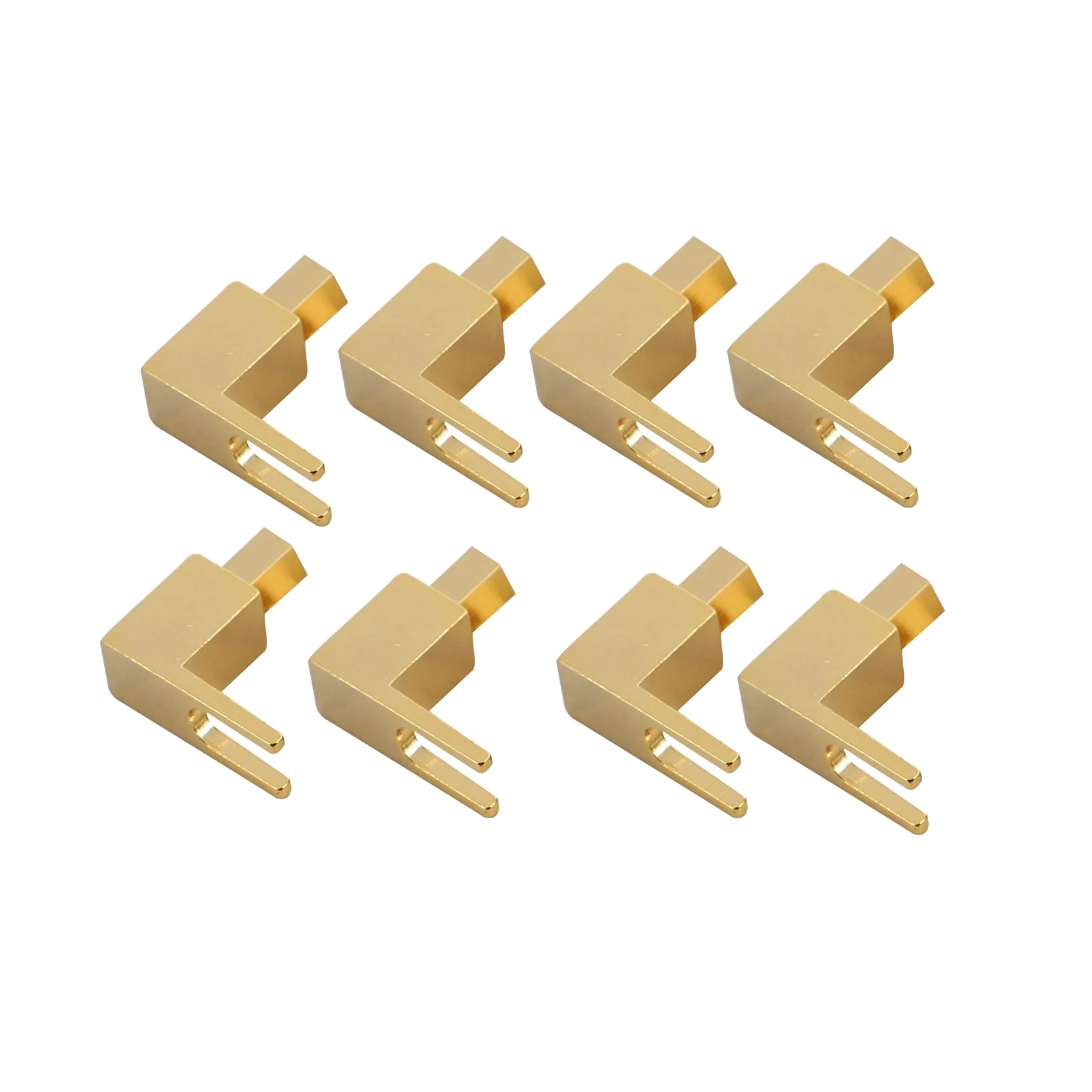 8 pcs รวม Hi-end กล้วย Spade ปลั๊กอะแดปเตอร์/สายลําโพงเชื่อมต่อ [Wy-yp01-8/Spade De L/8]