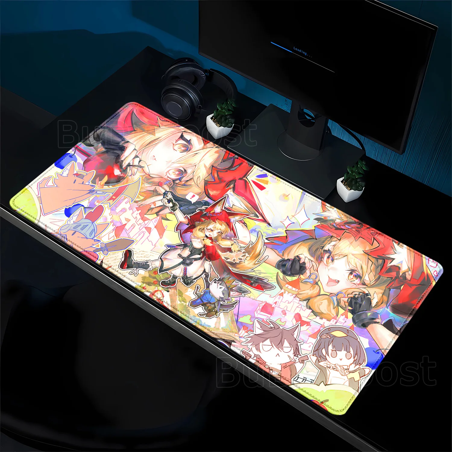 Rossi Arknights Endfield Mouse Pad XXL Large Cute Anime Girl Keyboard Gaming Mousepad Rug PC HD Printing Non-slip Base Desk Mat