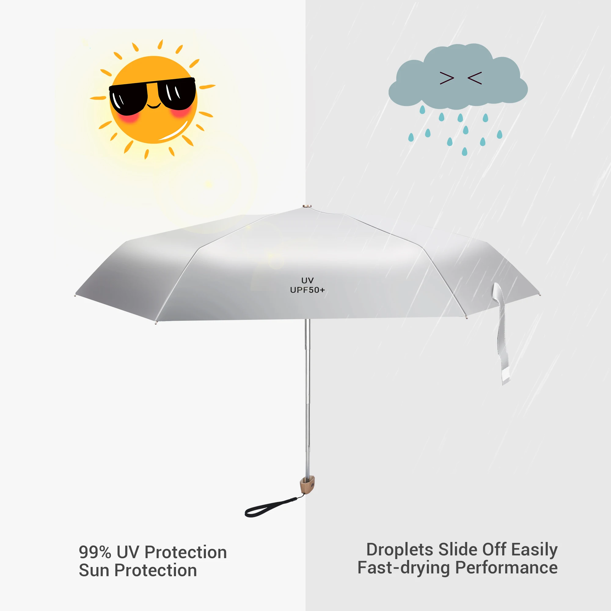 Large Camera Umbrella/Sunshade Weatherproof Photographic Umbrella Camera Rain Cover Reflective Umbrella Photography Accessory