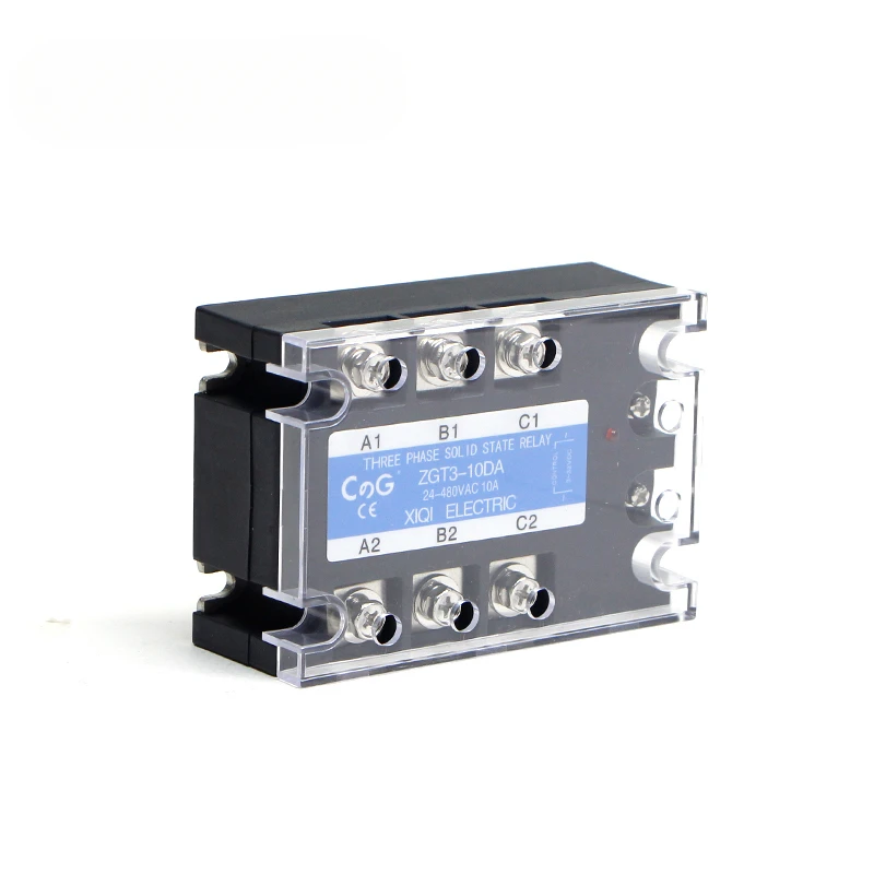 Solid State Relay with 25A Capacity and Aluminum Radiator for Efficient Heat Dissipation