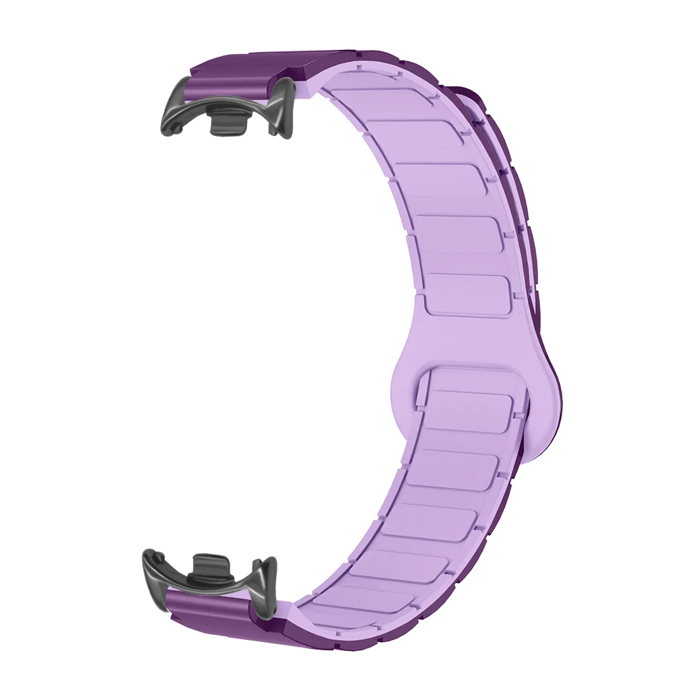 Adjustable Magnetic Band for Xiaomi Mi Smart Band 8 9 10 Ceramic Edition Bracelet Armor Style Skin-friendly Silicone Sport Strap