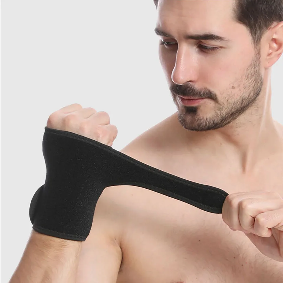 1Pcs Adjustable Sports Wrist Guard Fixed Steel Plate Support Men And Women Wrist Support Hand Splint Carpal Pain Relief Bandage