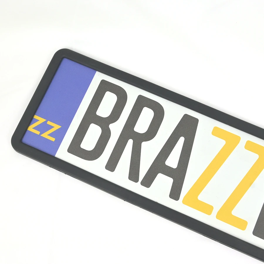 Silicone License Plate Frames ๏ผThe Original European Premium Grade Silicone Car Plate Frame๏ผRust Proof, Rattle Proof,