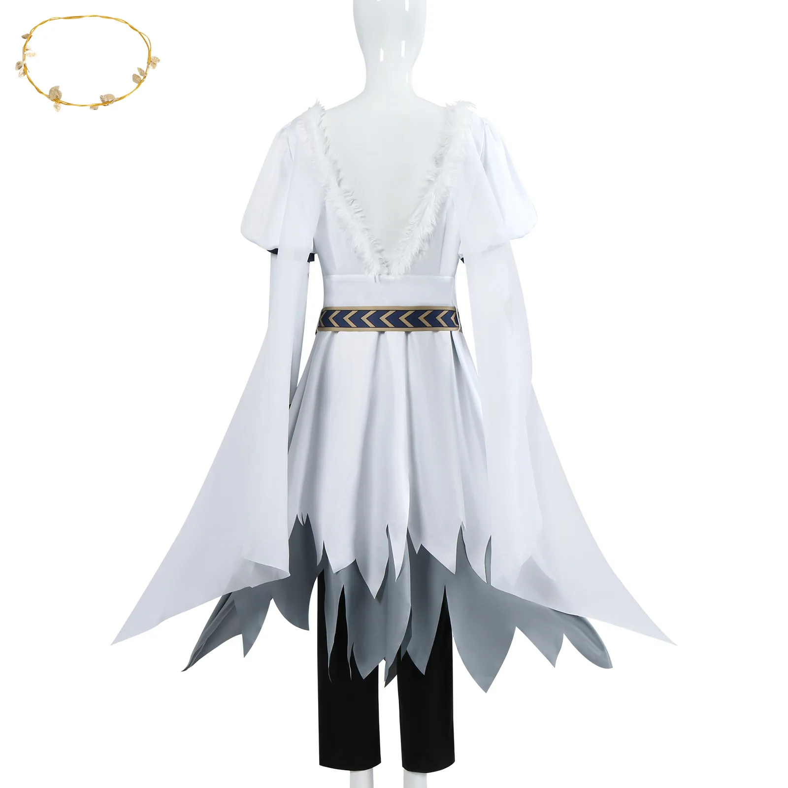 سيد الخواتم روهان معركة زي هيرا الأبيض معركة زي تأثيري أنيمي زي أداء اللعبة