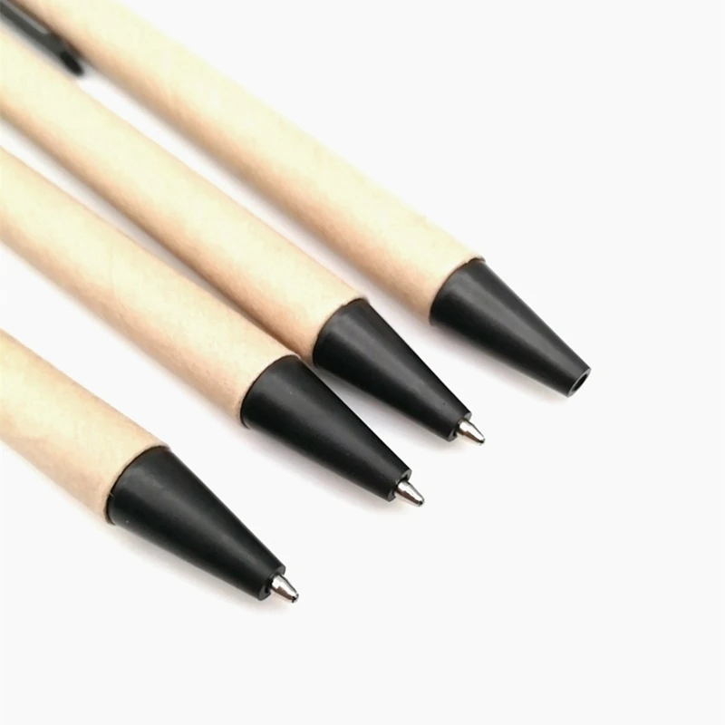 100 Piece Ballpoint Pen Retractable Ballpoint Pen Black & Brown Black Ink Click Pens For Office School Supplie