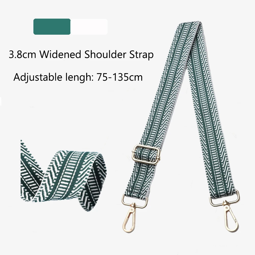 Adjustable Bag Strap Colorful Fabric Straps Replaceable NewFashionable Expansion Band Handles For Detachable Crossbody Bag Belt