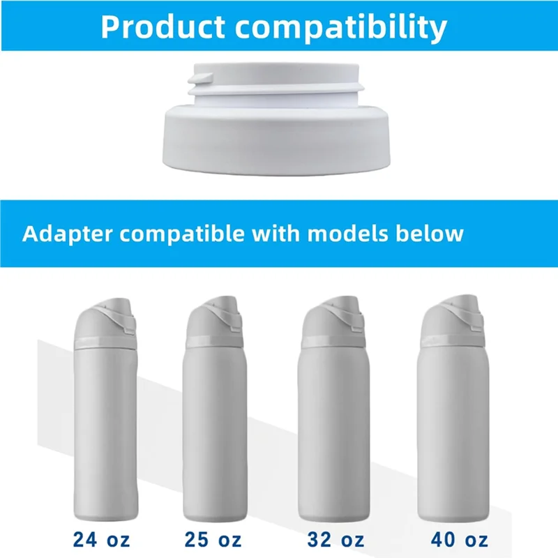 B47B-Water Bottle Adapter For Owala To Cirkul, Adapter For Owala Freesip24/25/32/40Oz To Cirkul